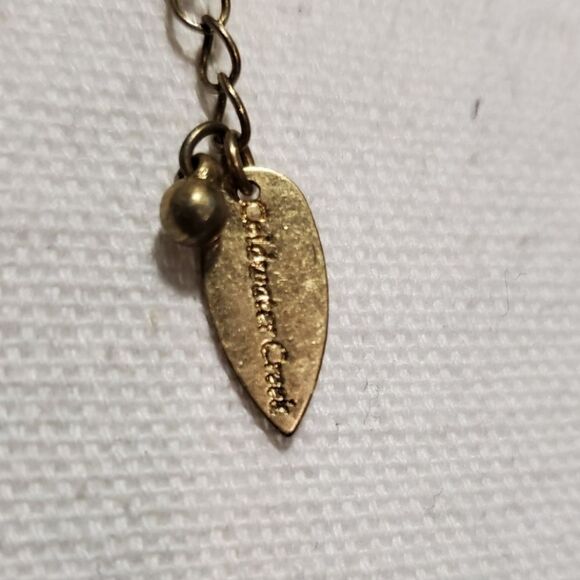 Vtg Coldwater Creek Dangling Bead Necklace Teardrop Necklace - Picture 11 of 16